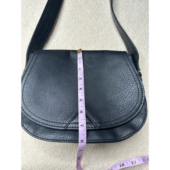Steve Madden: Black Riveted Crossbody Bag - Picture 15 of 16